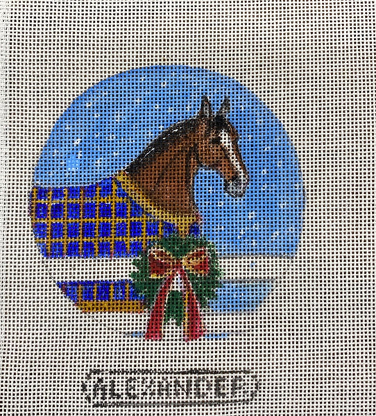 Horse w/ Wreath