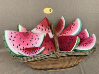 Ann's #6 Watermelon Gusseted Triangle 8" high