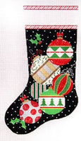 Balls on Black Stocking