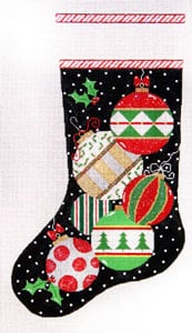 Balls on Black Stocking
