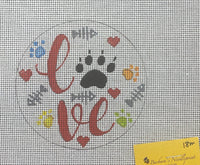 Love Cat Paw Round