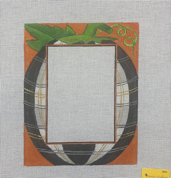 Black & White Pumpkin Frame