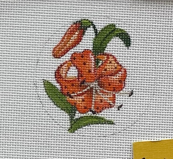 Orange Lily Round