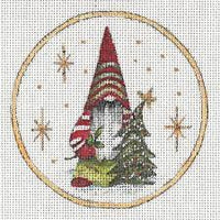 Gnome Ornament III w/Christmas Tree
