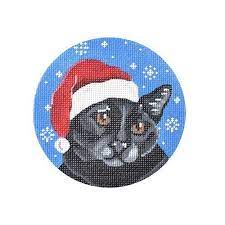 Black Cat Santa