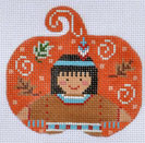 Native American Boy Pumpkin