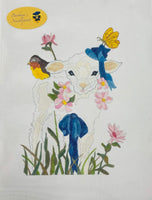 Frolicking Lamb (Lamb w/Flowers)