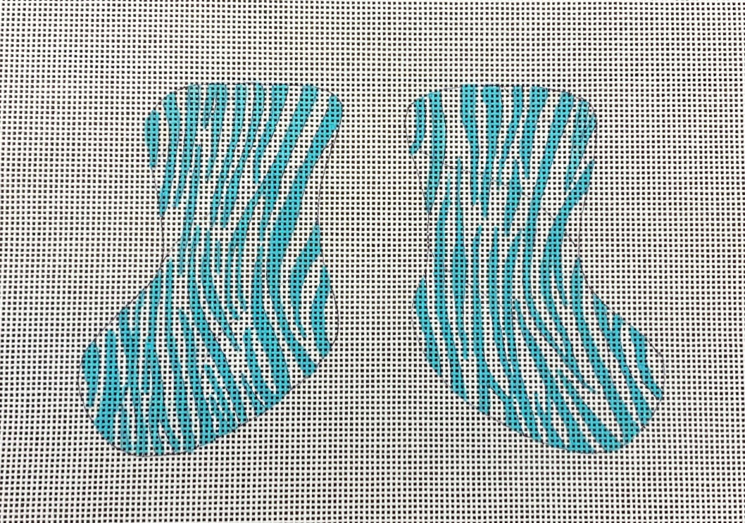 Ann Hanson Two Sided Tiger Stripe Sock