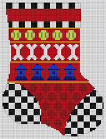 Dog Bones, Ball and Hydrant Mini Stocking