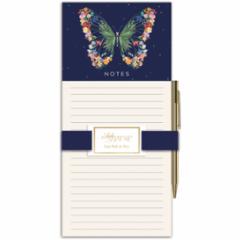 Magnetic Wide List Pad - Butterfly
