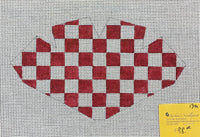 Large Strawberry - Red and White checked
