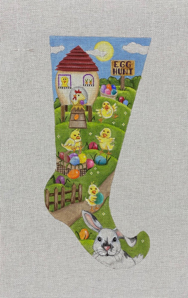 Easter Stocking #2 with Egg Hunt