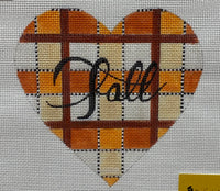 FALL Plaid Heart
